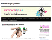 Tablet Screenshot of eliminarpiojos.es